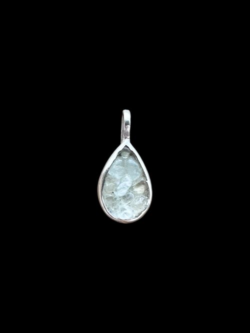 Teardrop Raw Diamond Pendant